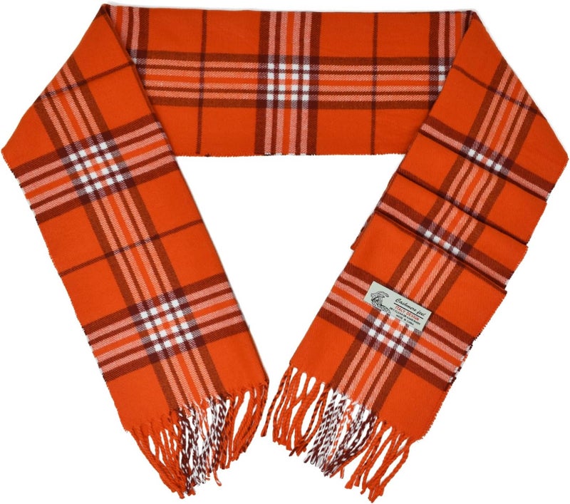Glory Max Unisex Classic Tartan Plaid Winter Scarf Soft Cashmere Feel 72"x12" - Image 2